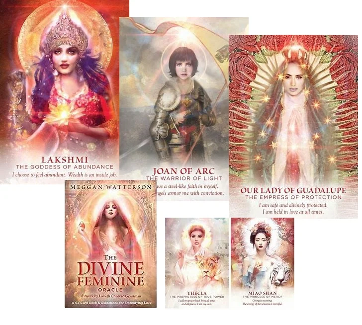 The Divine Feminine Oracle: A 53-Card Deck & Guidebook for Embodying Love -  The Feminine Energy